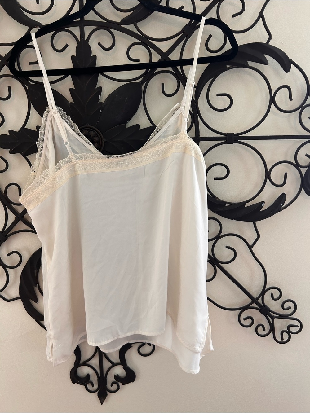 Old Navy Lace-Trim Cami in Ivory Cream